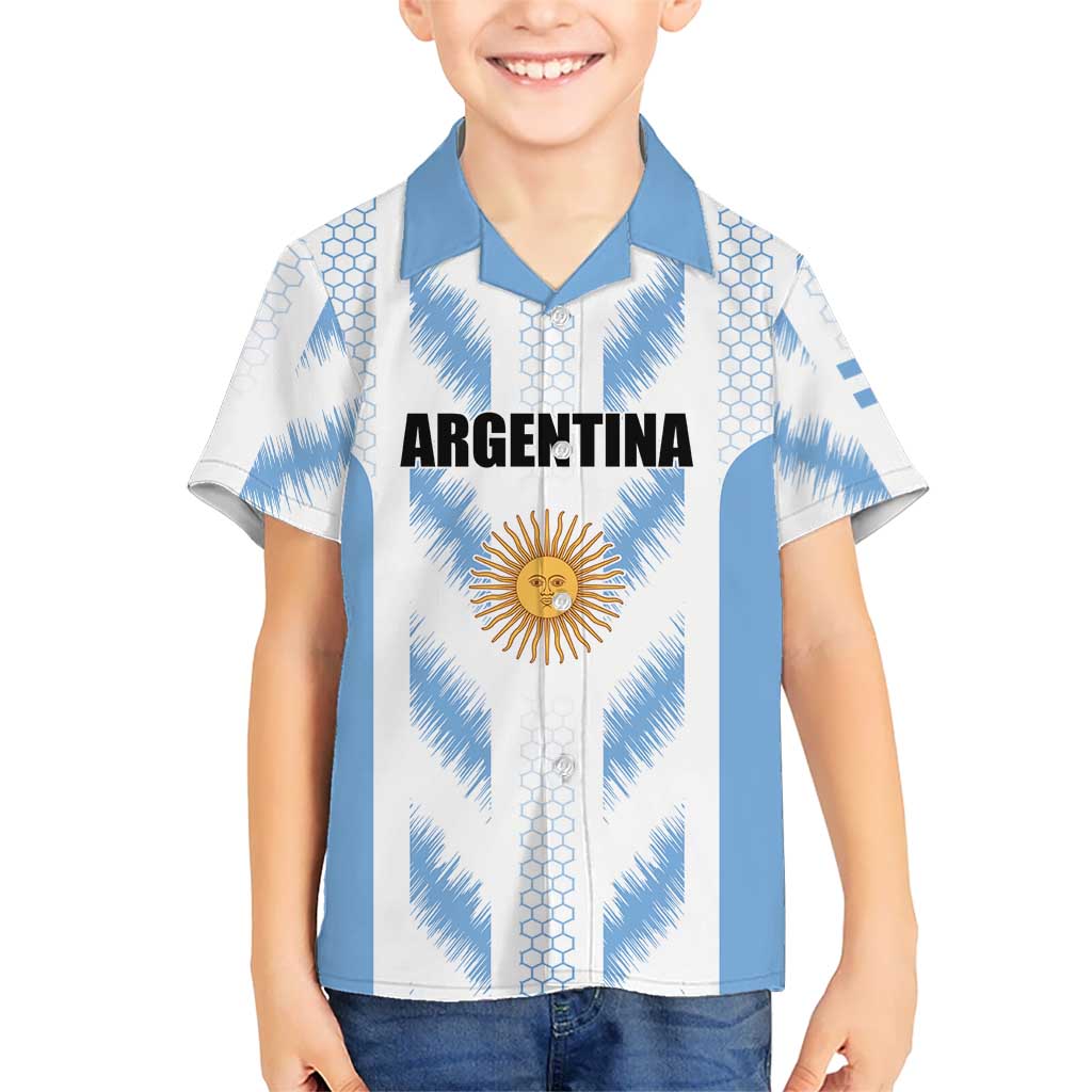 Custom Football 2026 Argentina Hawaiian Shirt Vamos La Albiceleste