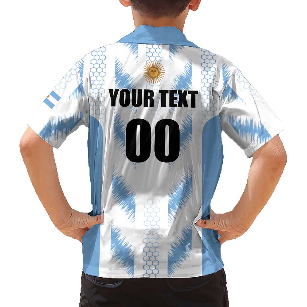 Custom Football 2026 Argentina Hawaiian Shirt Vamos La Albiceleste