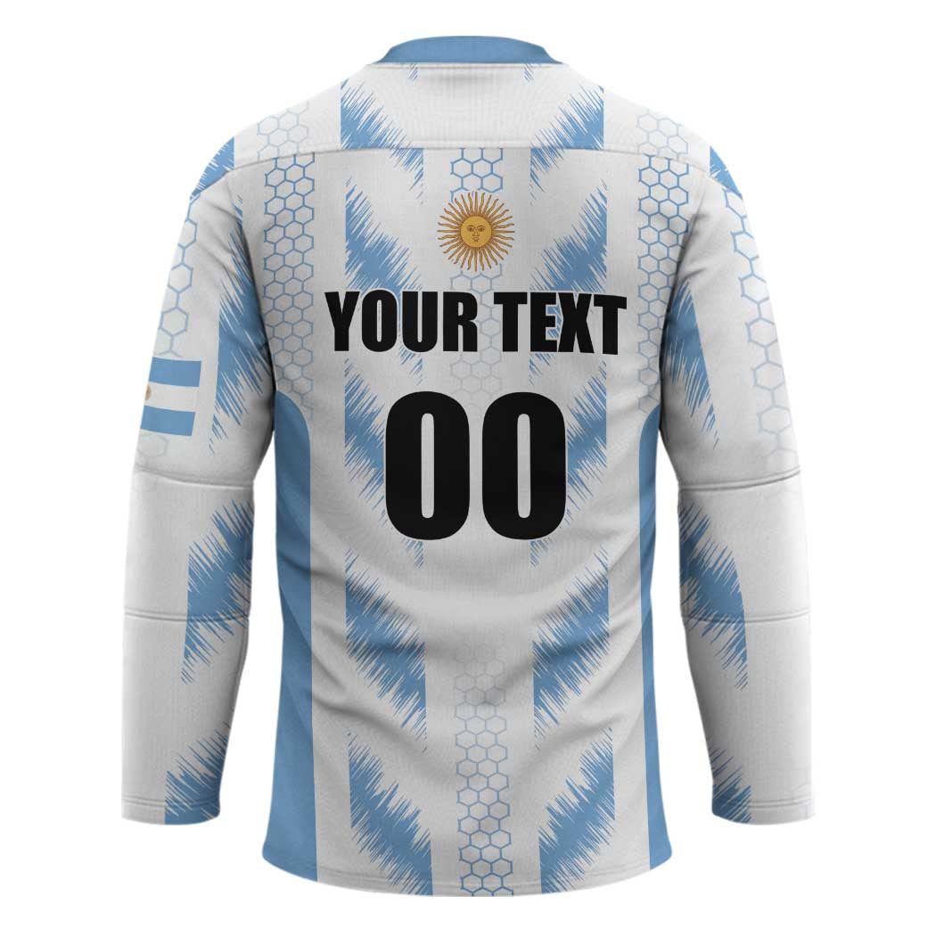 Custom Football 2026 Argentina Hockey Jersey Vamos La Albiceleste