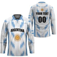Custom Football 2026 Argentina Hockey Jersey Vamos La Albiceleste
