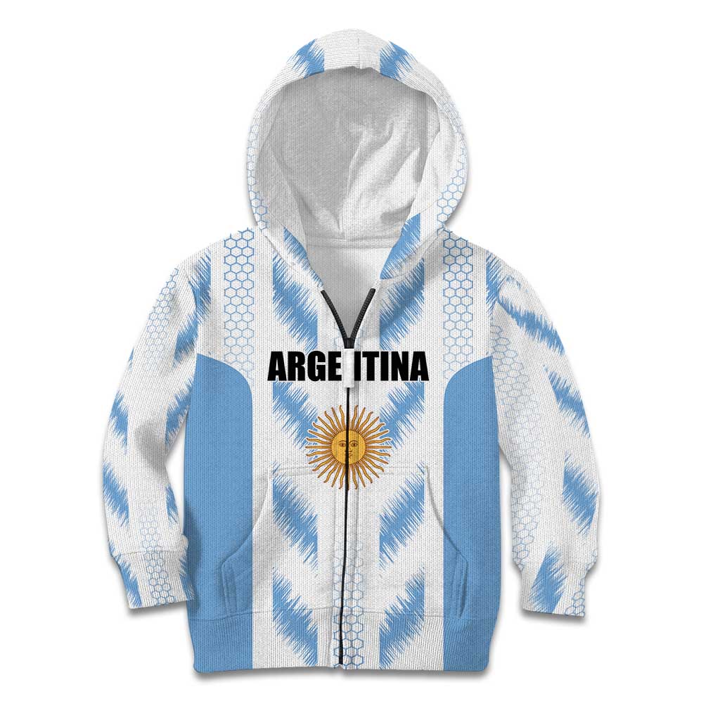 Custom Football 2026 Argentina Kid Hoodie Vamos La Albiceleste