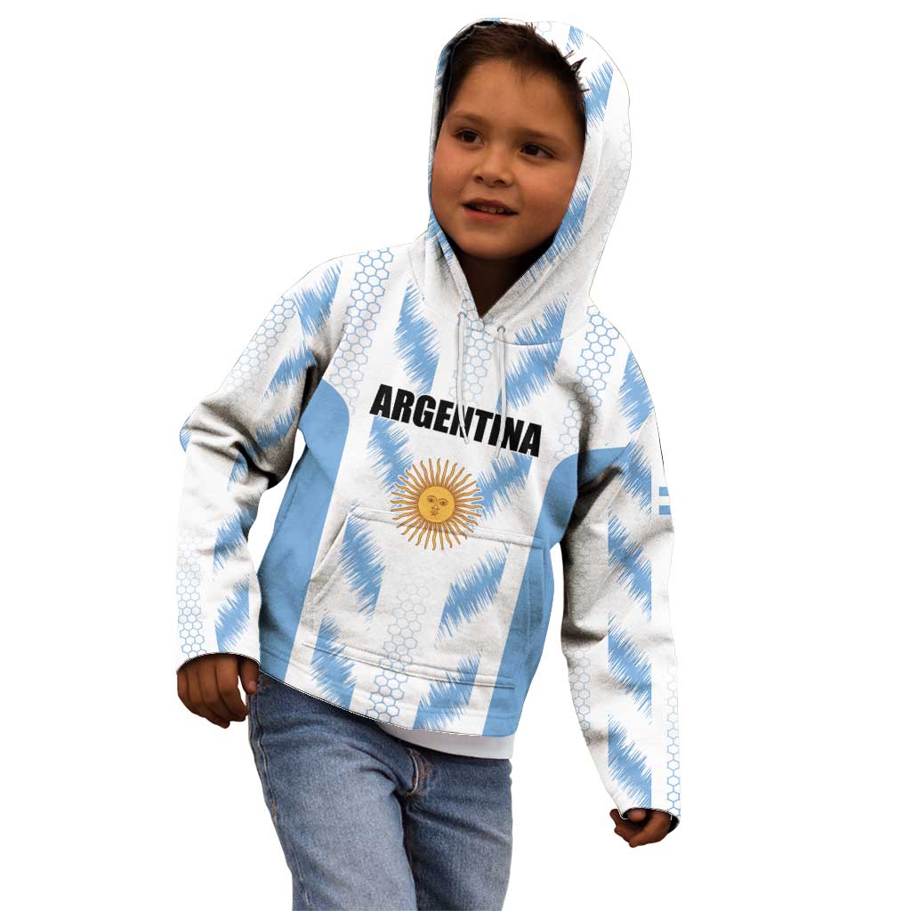Custom Football 2026 Argentina Kid Hoodie Vamos La Albiceleste