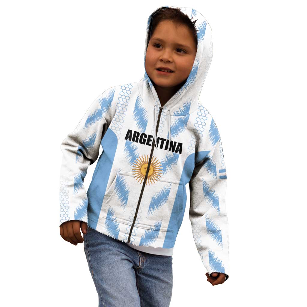 Custom Football 2026 Argentina Kid Hoodie Vamos La Albiceleste