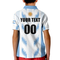 Custom Football 2026 Argentina Kid Polo Shirt Vamos La Albiceleste