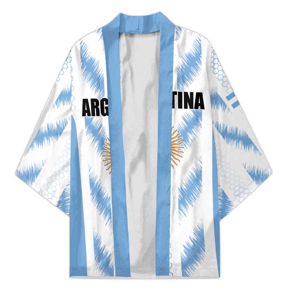 Custom Football 2026 Argentina Kimono Vamos La Albiceleste
