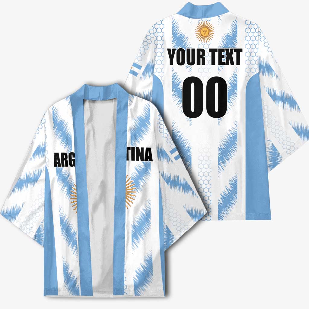 Custom Football 2026 Argentina Kimono Vamos La Albiceleste