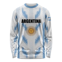 Custom Football 2026 Argentina Long Sleeve Shirt Vamos La Albiceleste
