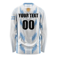 Custom Football 2026 Argentina Long Sleeve Shirt Vamos La Albiceleste