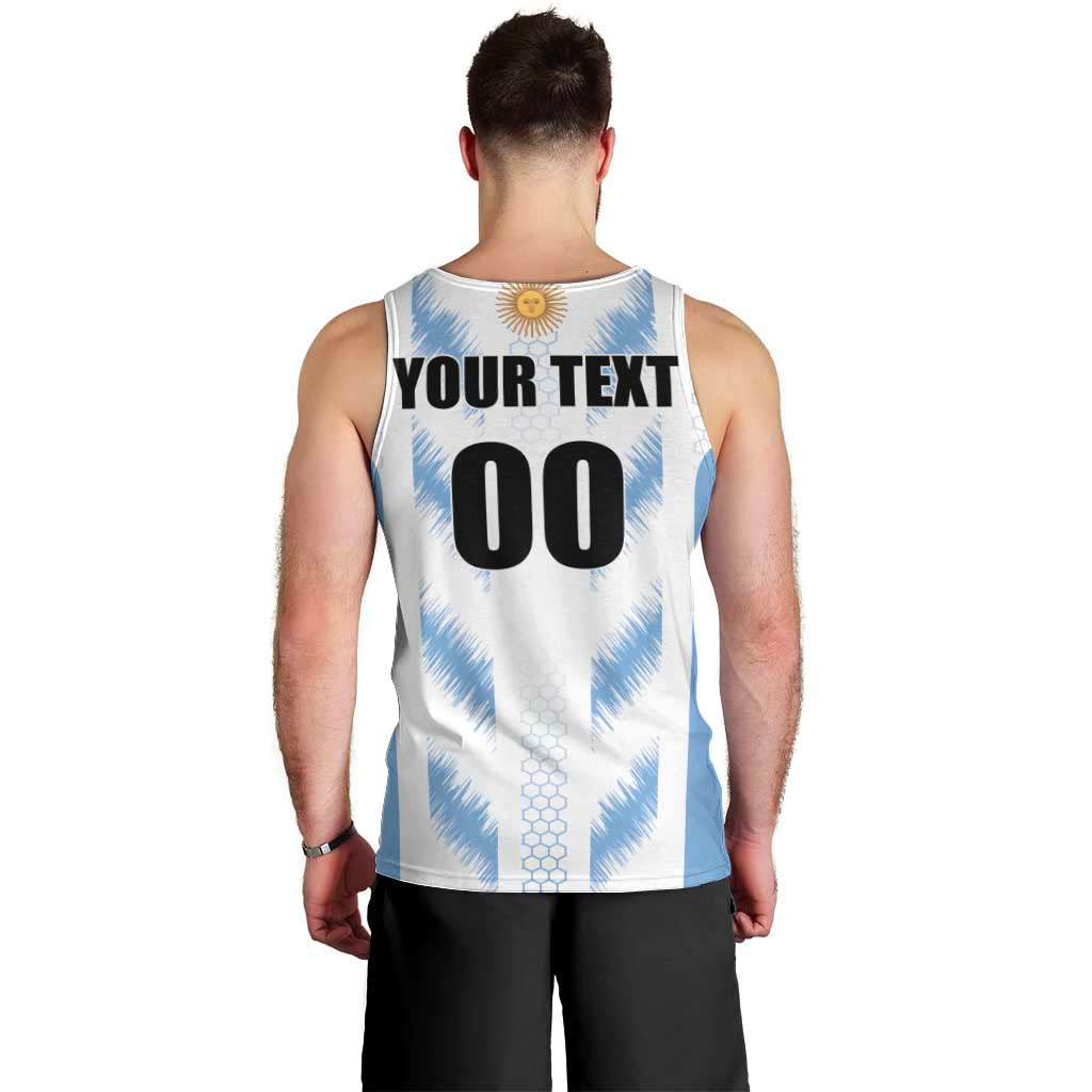 Custom Football 2026 Argentina Men Tank Top Vamos La Albiceleste