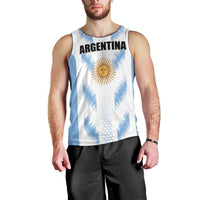 Custom Football 2026 Argentina Men Tank Top Vamos La Albiceleste