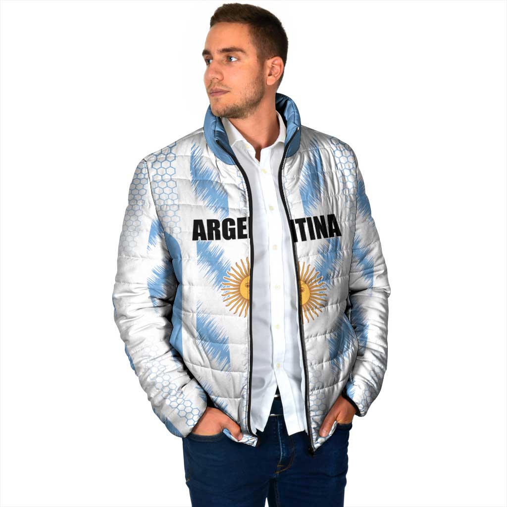 Custom Football 2026 Argentina Padded Jacket Vamos La Albiceleste