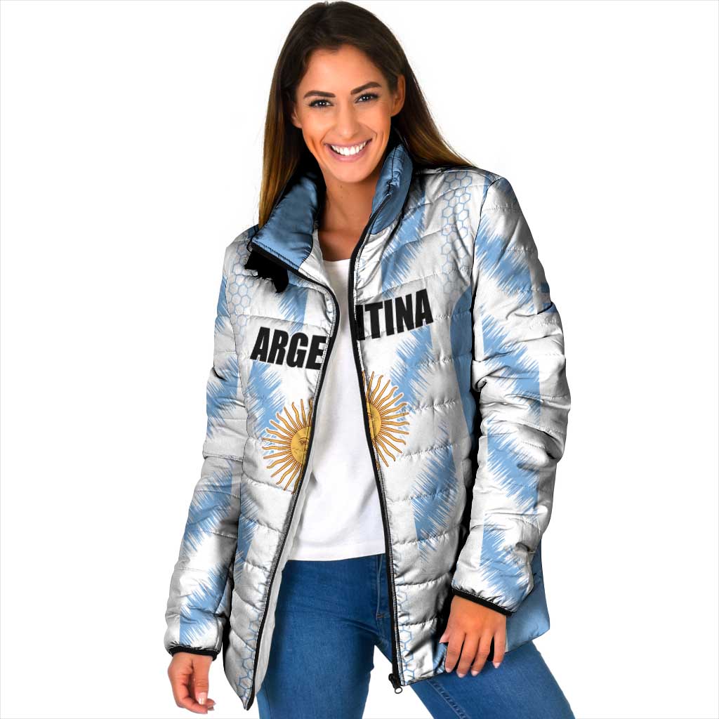 Custom Football 2026 Argentina Padded Jacket Vamos La Albiceleste