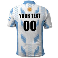 Custom Football 2026 Argentina Polo Shirt Vamos La Albiceleste