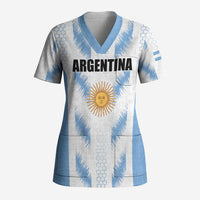 Custom Football 2026 Argentina Scrub Top Vamos La Albiceleste