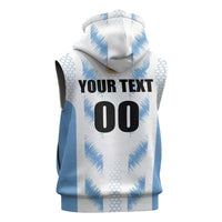 Custom Football 2026 Argentina Sleeveless Hoodie Vamos La Albiceleste