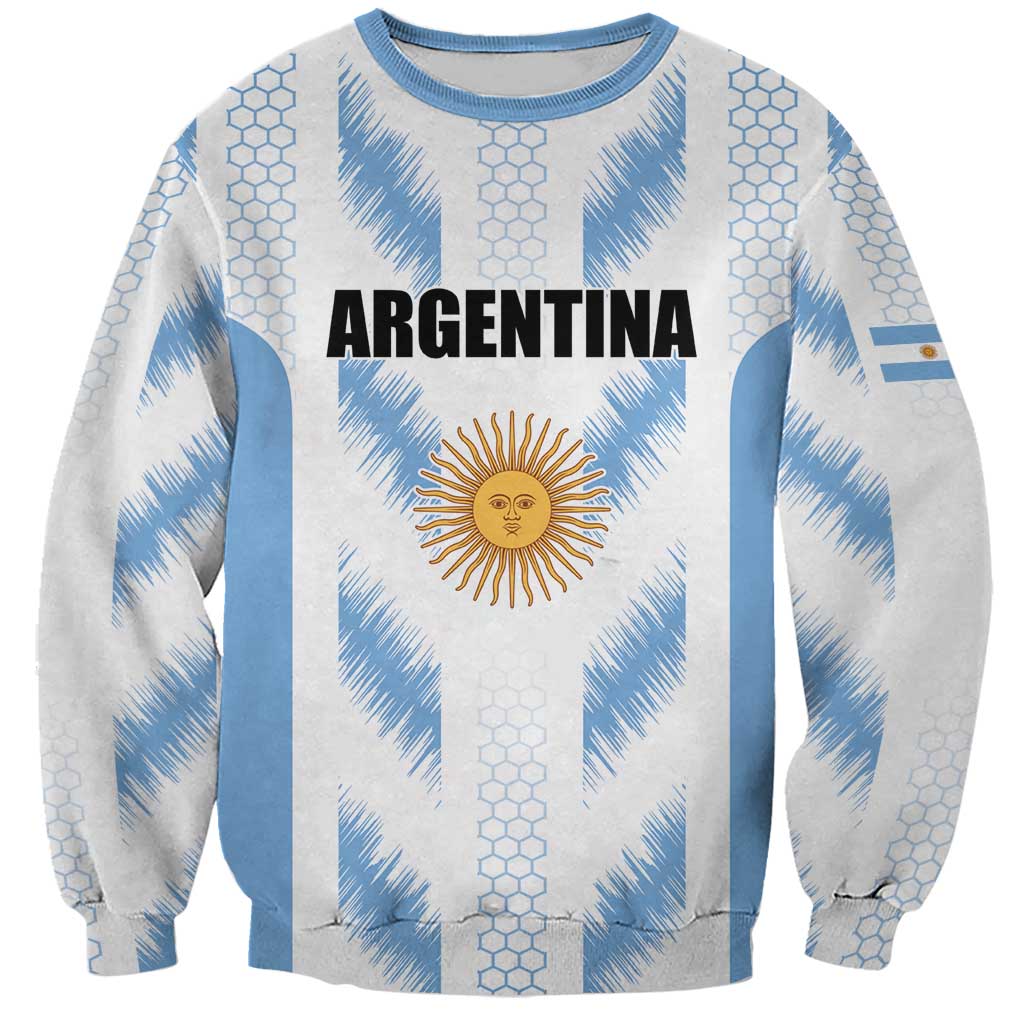 Custom Football 2026 Argentina Sweatshirt Vamos La Albiceleste
