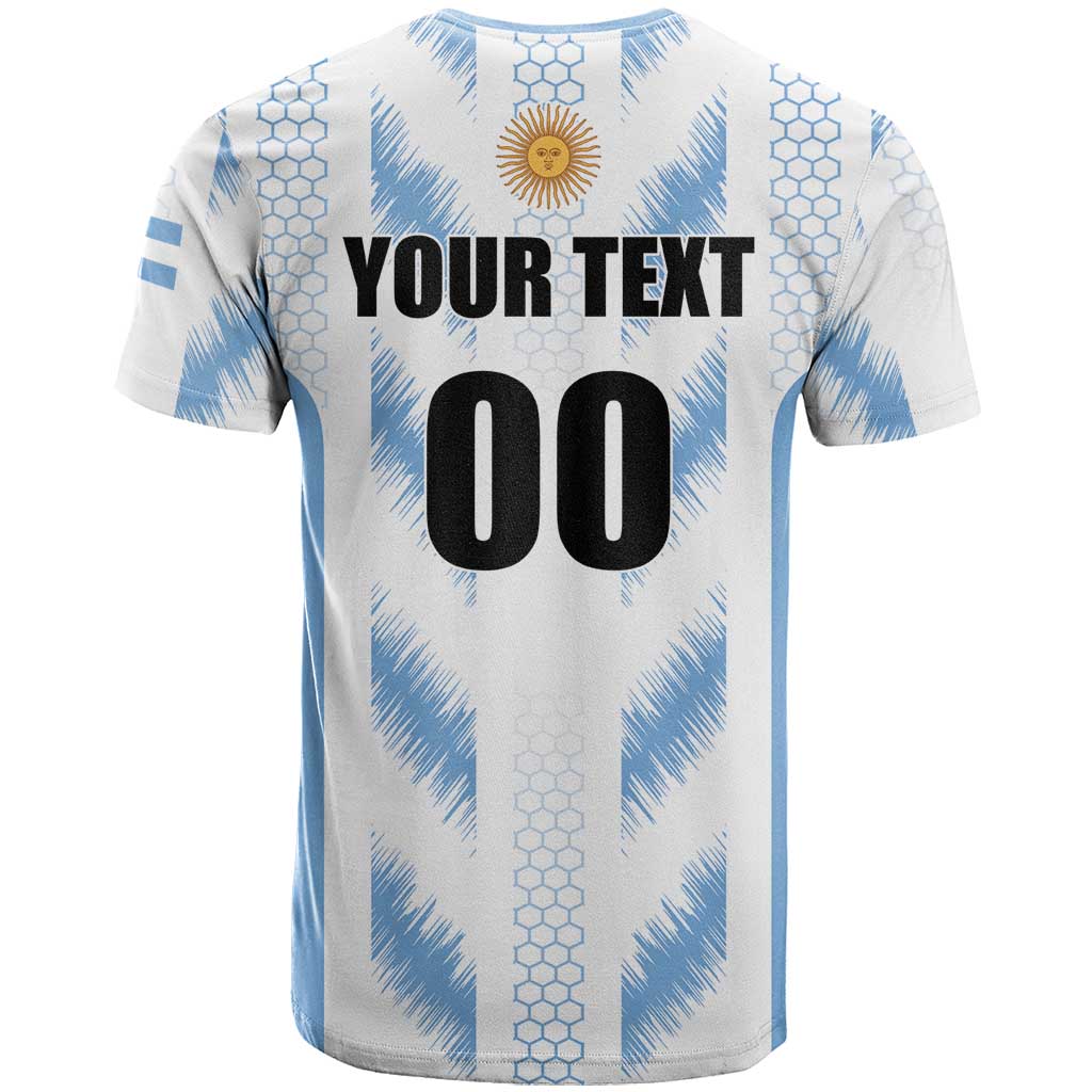 Custom Football 2026 Argentina T Shirt Vamos La Albiceleste