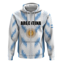 Custom Football 2026 Argentina Zip Hoodie Vamos La Albiceleste