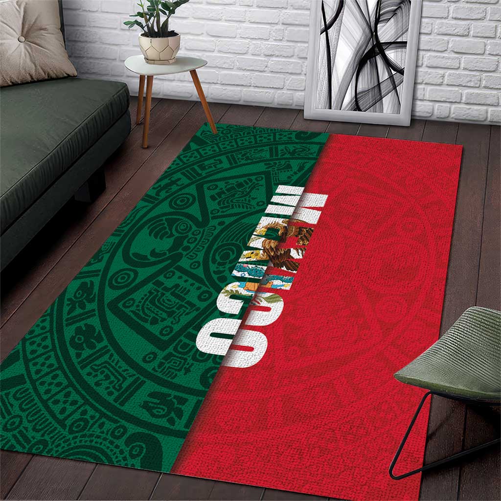 Mexico Flag Day Area Rug Dia de la Bandera