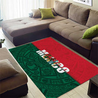 Mexico Flag Day Area Rug Dia de la Bandera