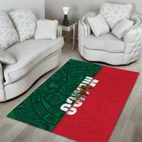 Mexico Flag Day Area Rug Dia de la Bandera