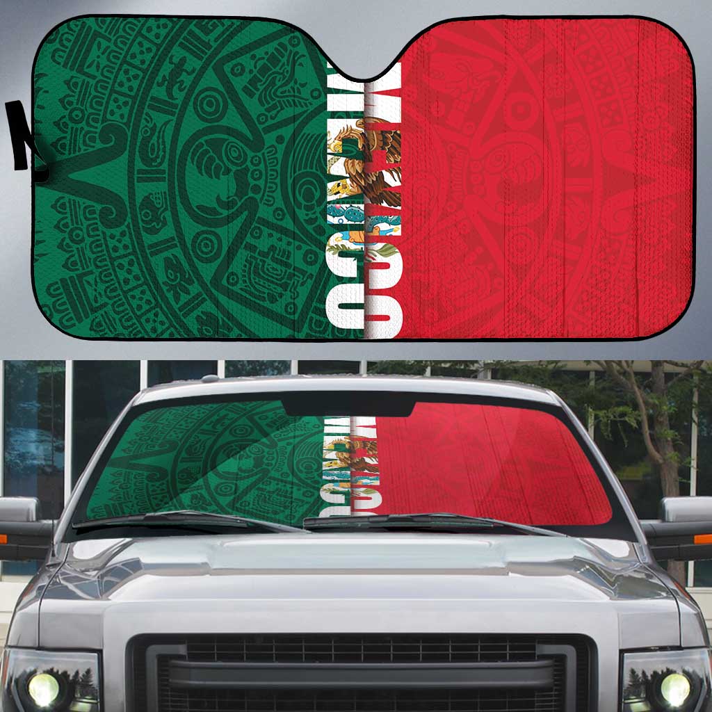 Mexico Flag Day Auto Sun Shade Dia de la Bandera