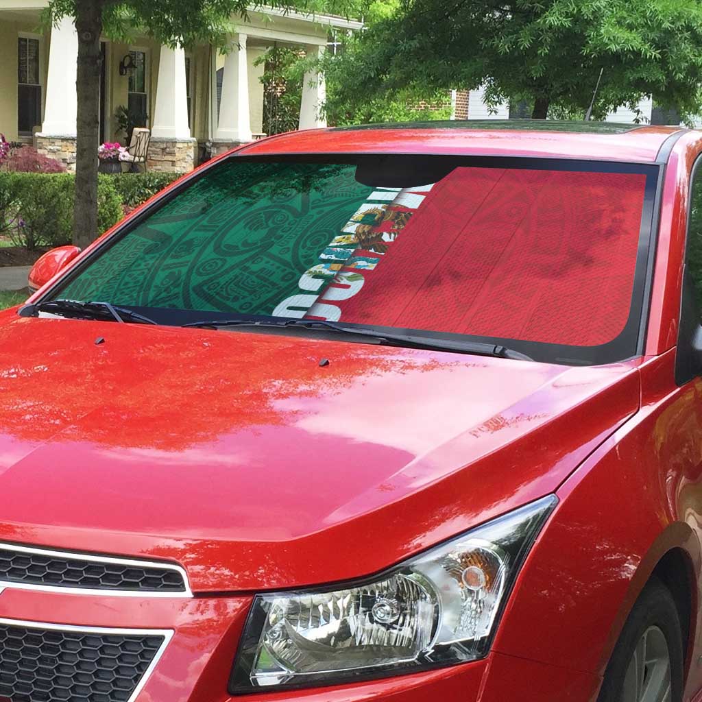 Mexico Flag Day Auto Sun Shade Dia de la Bandera