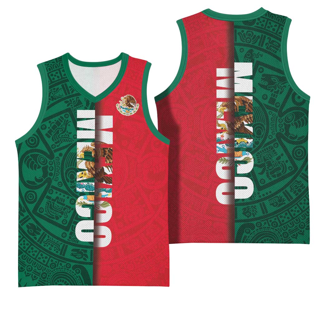 Mexico Flag Day Basketball Jersey Dia de la Bandera