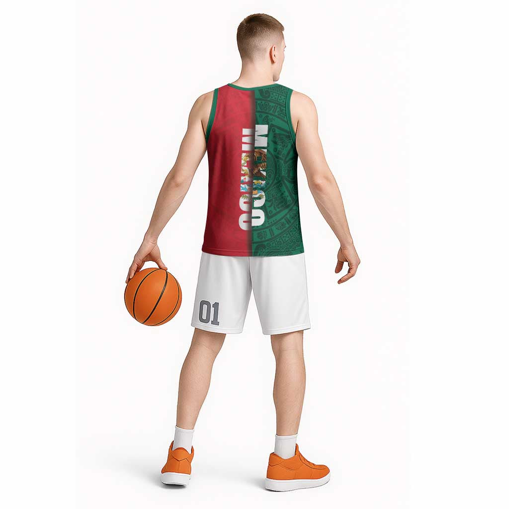 Mexico Flag Day Basketball Jersey Dia de la Bandera