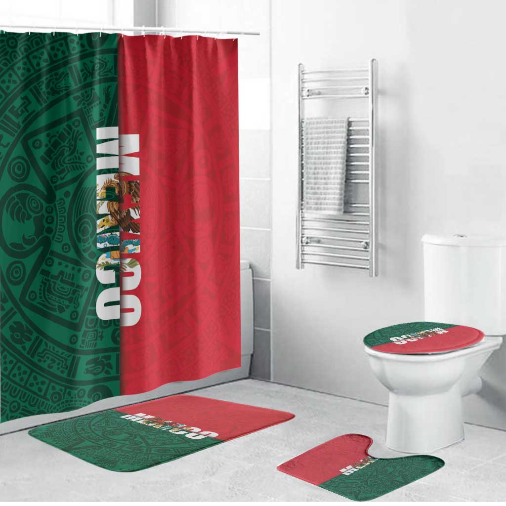 Mexico Flag Day Bathroom Set Dia de la Bandera