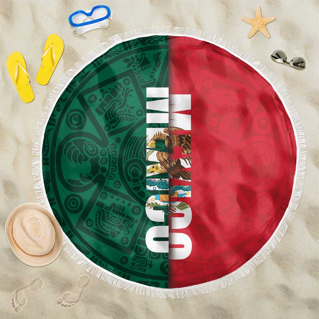 Mexico Flag Day Beach Blanket Dia de la Bandera