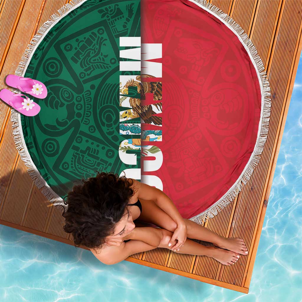 Mexico Flag Day Beach Blanket Dia de la Bandera