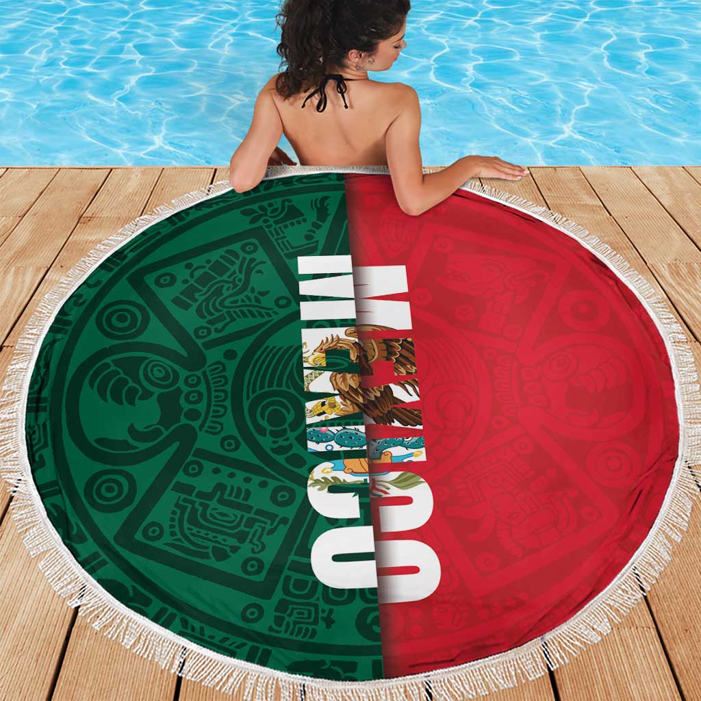 Mexico Flag Day Beach Blanket Dia de la Bandera