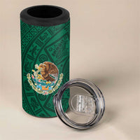 Mexico Flag Day 4 in 1 Can Cooler Tumbler Dia de la Bandera