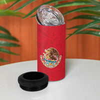 Mexico Flag Day 4 in 1 Can Cooler Tumbler Dia de la Bandera