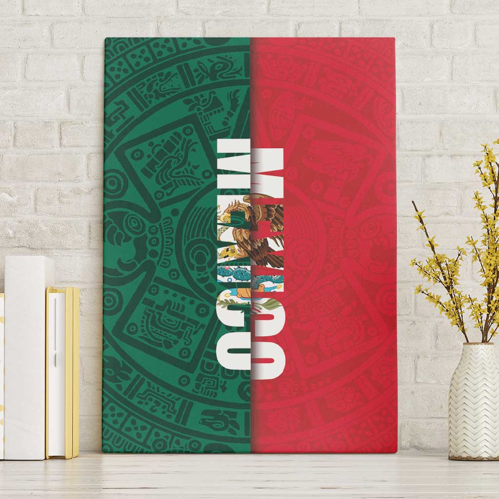 Mexico Flag Day Canvas Wall Art Dia de la Bandera