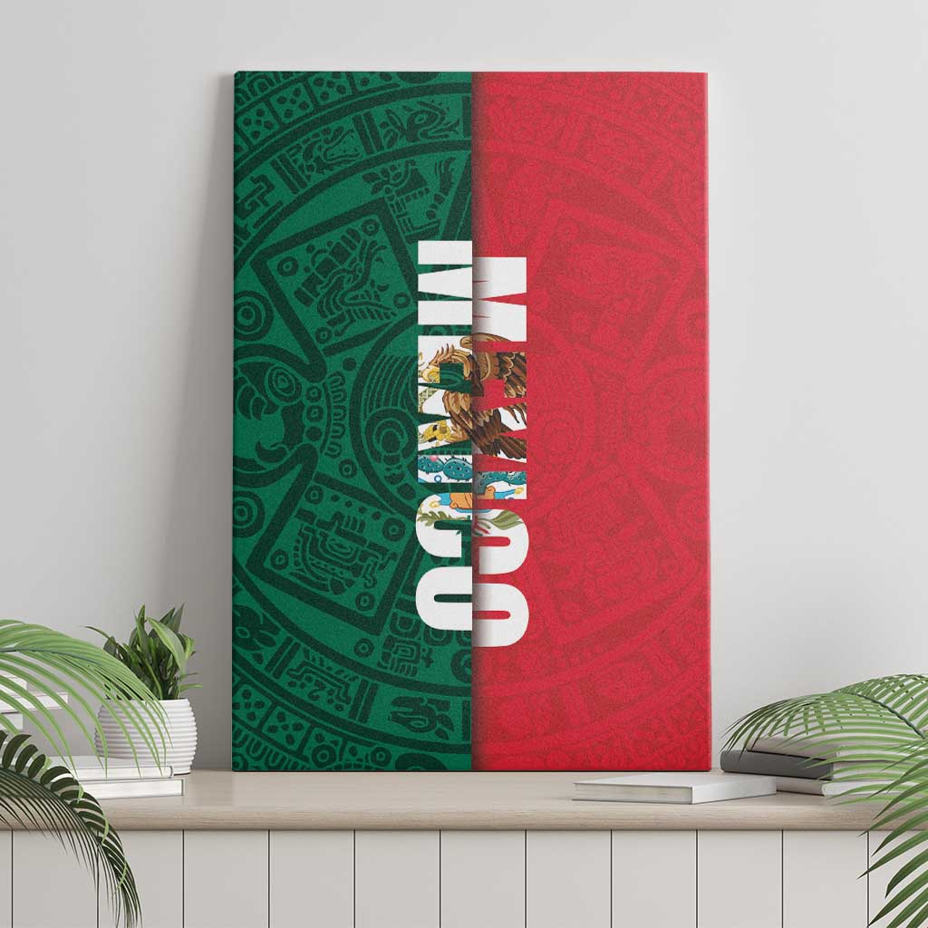 Mexico Flag Day Canvas Wall Art Dia de la Bandera