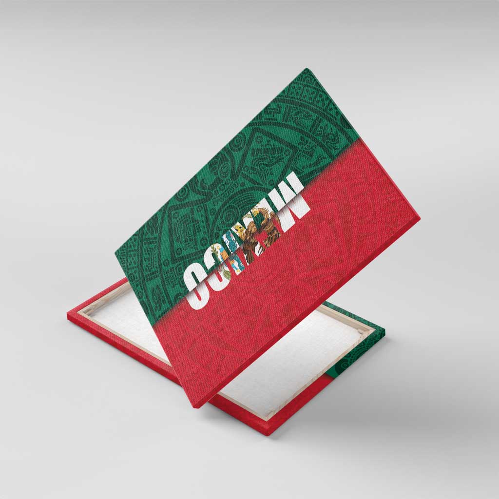 Mexico Flag Day Canvas Wall Art Dia de la Bandera