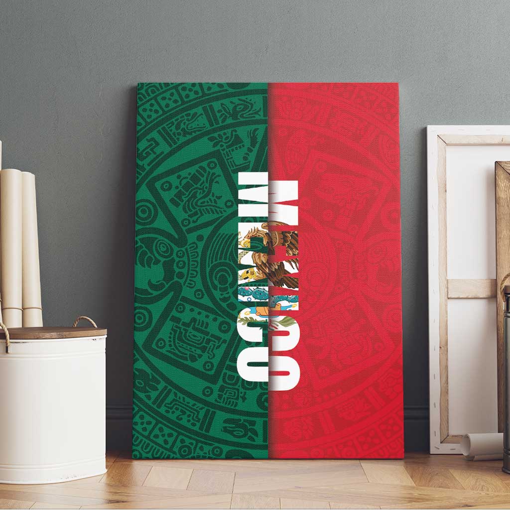 Mexico Flag Day Canvas Wall Art Dia de la Bandera