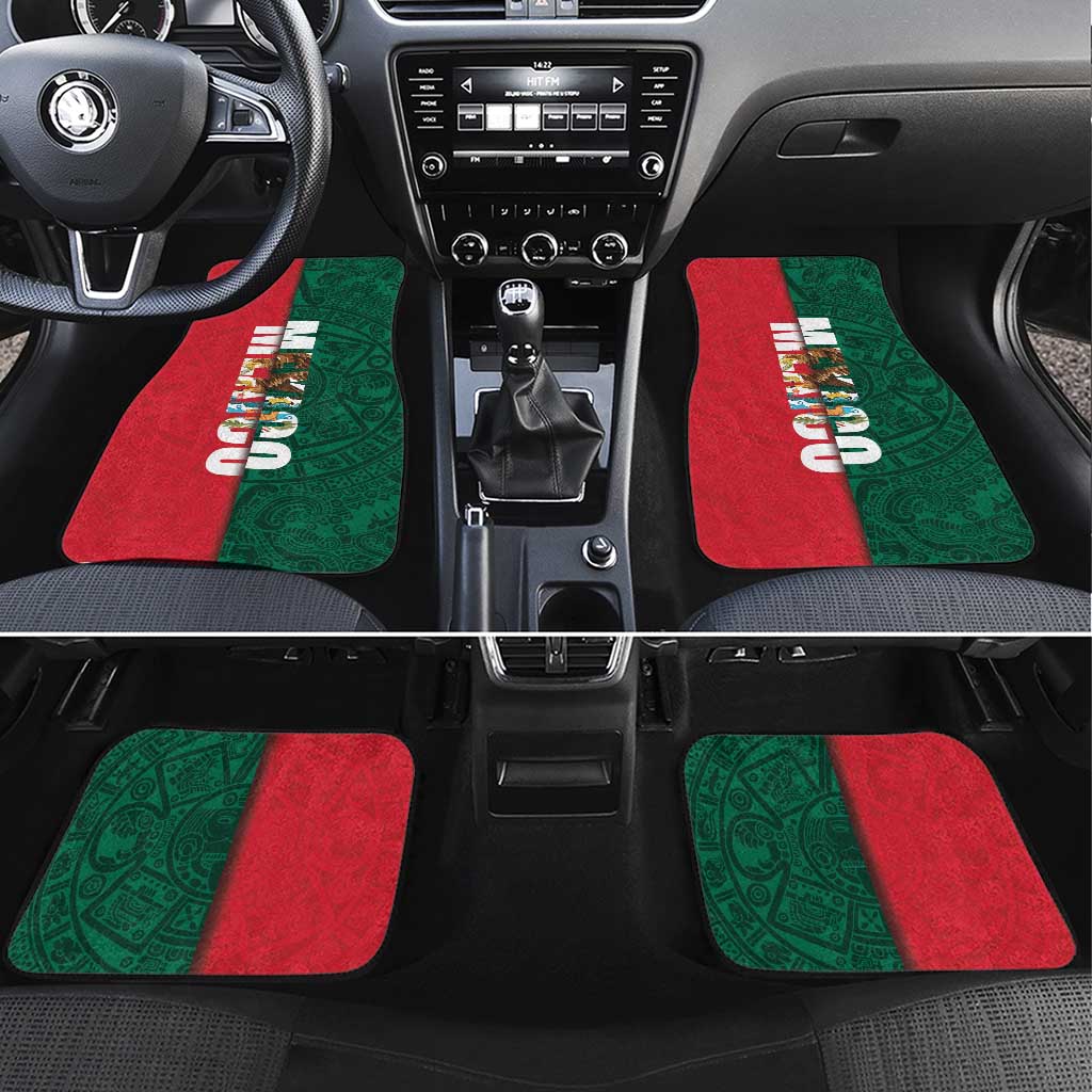 Mexico Flag Day Car Mats Dia de la Bandera