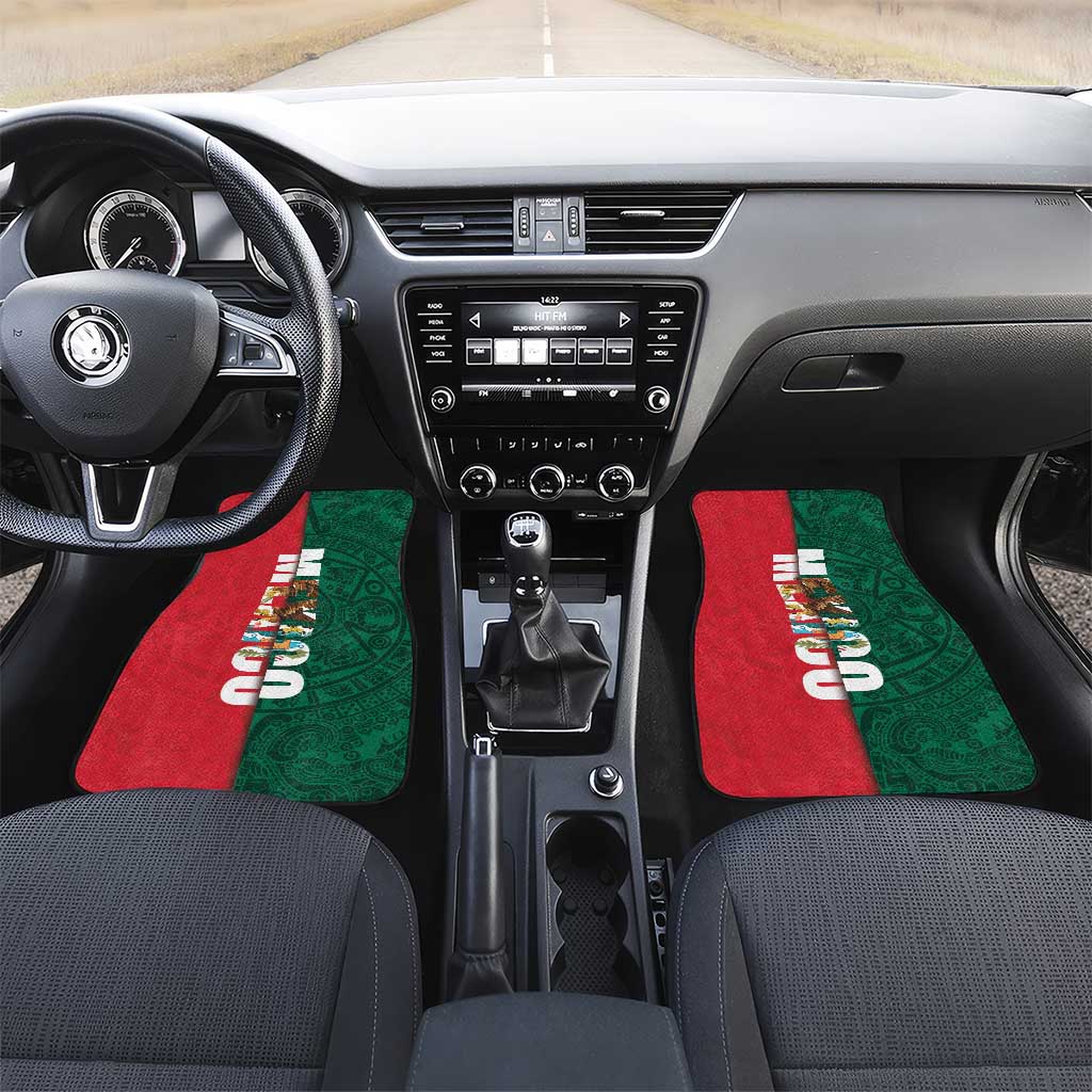 Mexico Flag Day Car Mats Dia de la Bandera