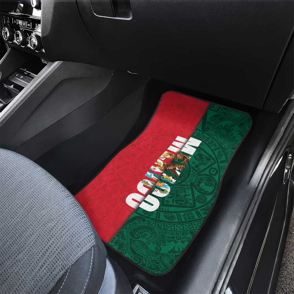 Mexico Flag Day Car Mats Dia de la Bandera