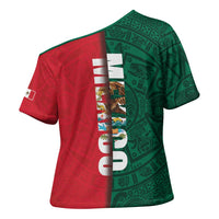 Mexico Flag Day Cross Shoulder Shirt Dia de la Bandera