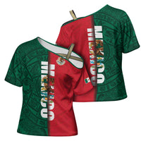 Mexico Flag Day Cross Shoulder Shirt Dia de la Bandera