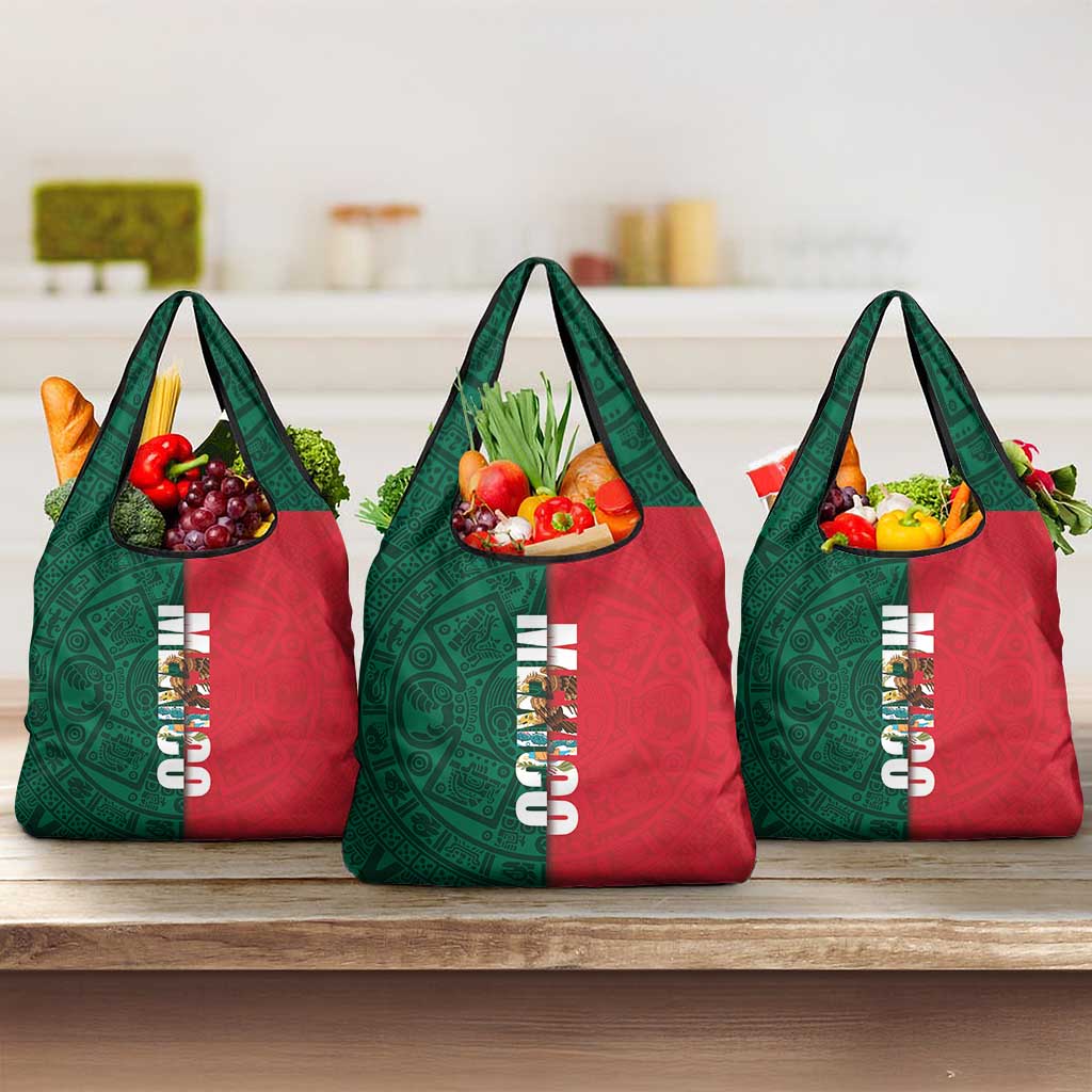 Mexico Flag Day Grocery Bag Dia de la Bandera
