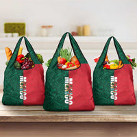 Mexico Flag Day Grocery Bag Dia de la Bandera