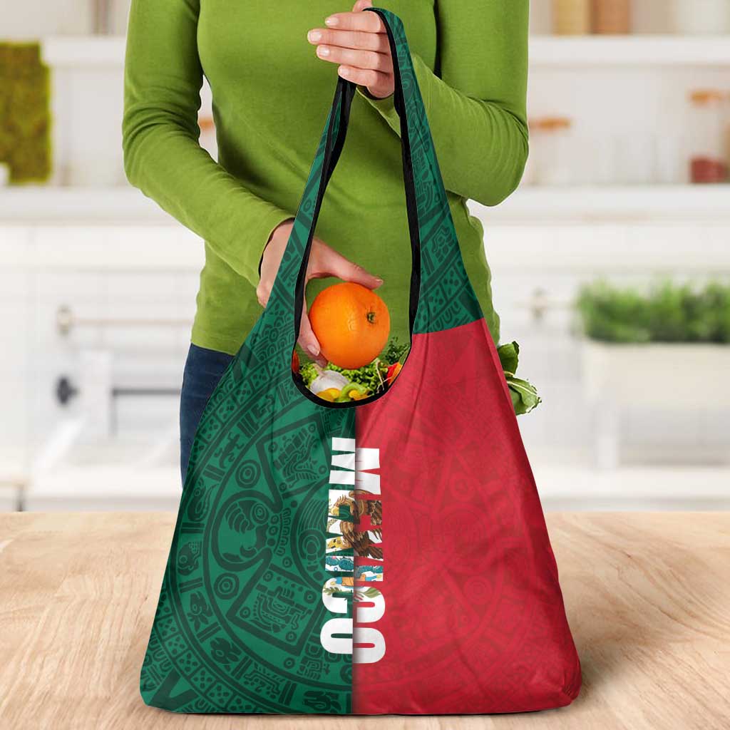 Mexico Flag Day Grocery Bag Dia de la Bandera