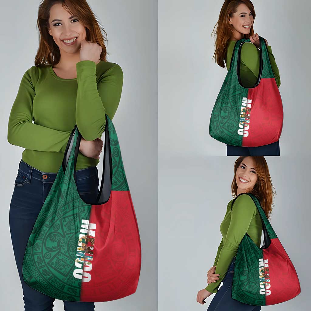 Mexico Flag Day Grocery Bag Dia de la Bandera