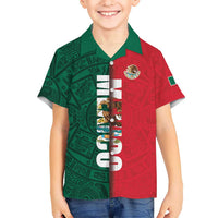 Mexico Flag Day Kid Hawaiian Shirt Dia de la Bandera