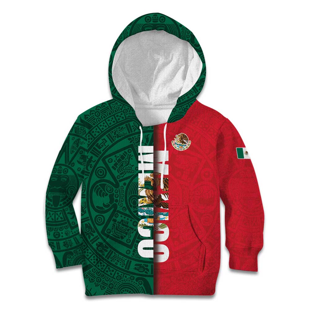 Mexico Flag Day Kid Hoodie Dia de la Bandera